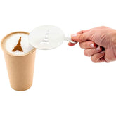 COFFEE STENCIL (85MM) - EIFFEL TOWER - Mabrook Hotel Supplies